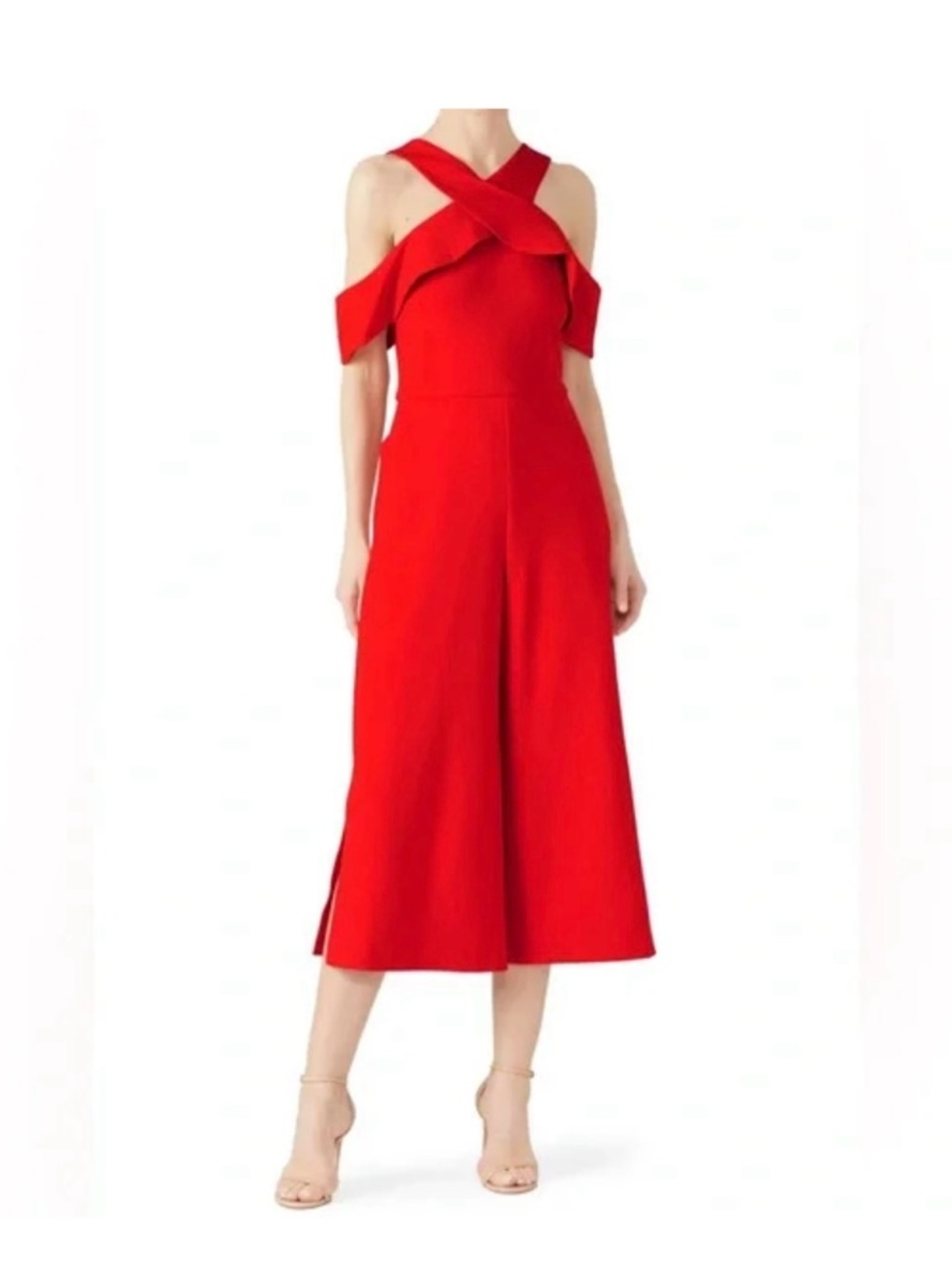 (SZ M) Red Slate & Willow Jumpsuit